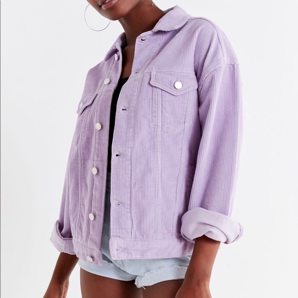 corduroy jacket purple